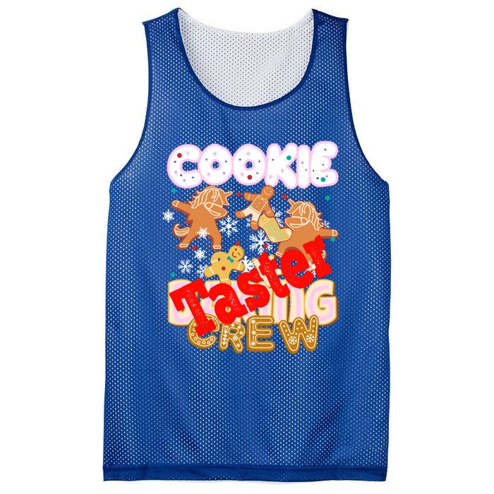 Cookie Baking Crew Authentic Christmas Baker Team Taster Cute Gift Mesh Reversible Basketball Jersey Tank