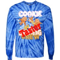 Cookie Baking Crew Authentic Christmas Baker Team Taster Cute Gift Tie-Dye Long Sleeve Shirt