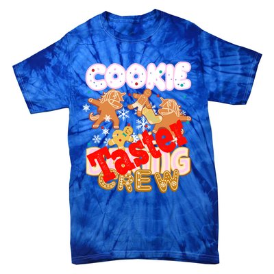 Cookie Baking Crew Authentic Christmas Baker Team Taster Cute Gift Tie-Dye T-Shirt