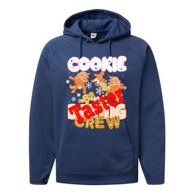 Cookie Baking Crew Authentic Christmas Baker Team Taster Cute Gift Performance Fleece Hoodie