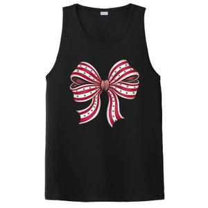 Coquette Bow Christmas Tree Cake Christmas Vibes Women PosiCharge Competitor Tank