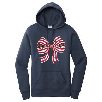 Coquette Bow Christmas Tree Cake Christmas Vibes Women Women's Pullover Hoodie