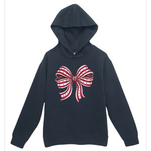 Coquette Bow Christmas Tree Cake Christmas Vibes Women Urban Pullover Hoodie