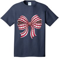 Coquette Bow Christmas Tree Cake Christmas Vibes Women T-Shirt