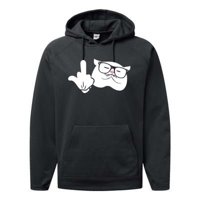 Catturd Birdturd Performance Fleece Hoodie