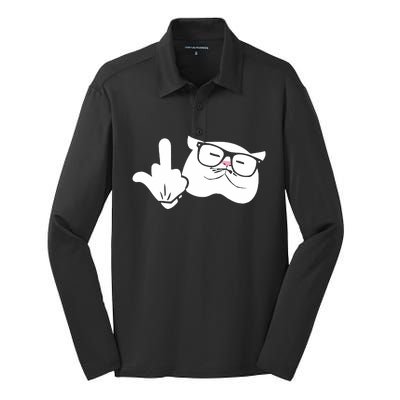 Catturd Birdturd Silk Touch Performance Long Sleeve Polo