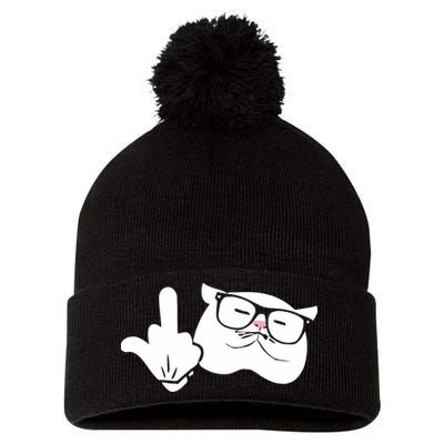 Catturd Birdturd Pom Pom 12in Knit Beanie