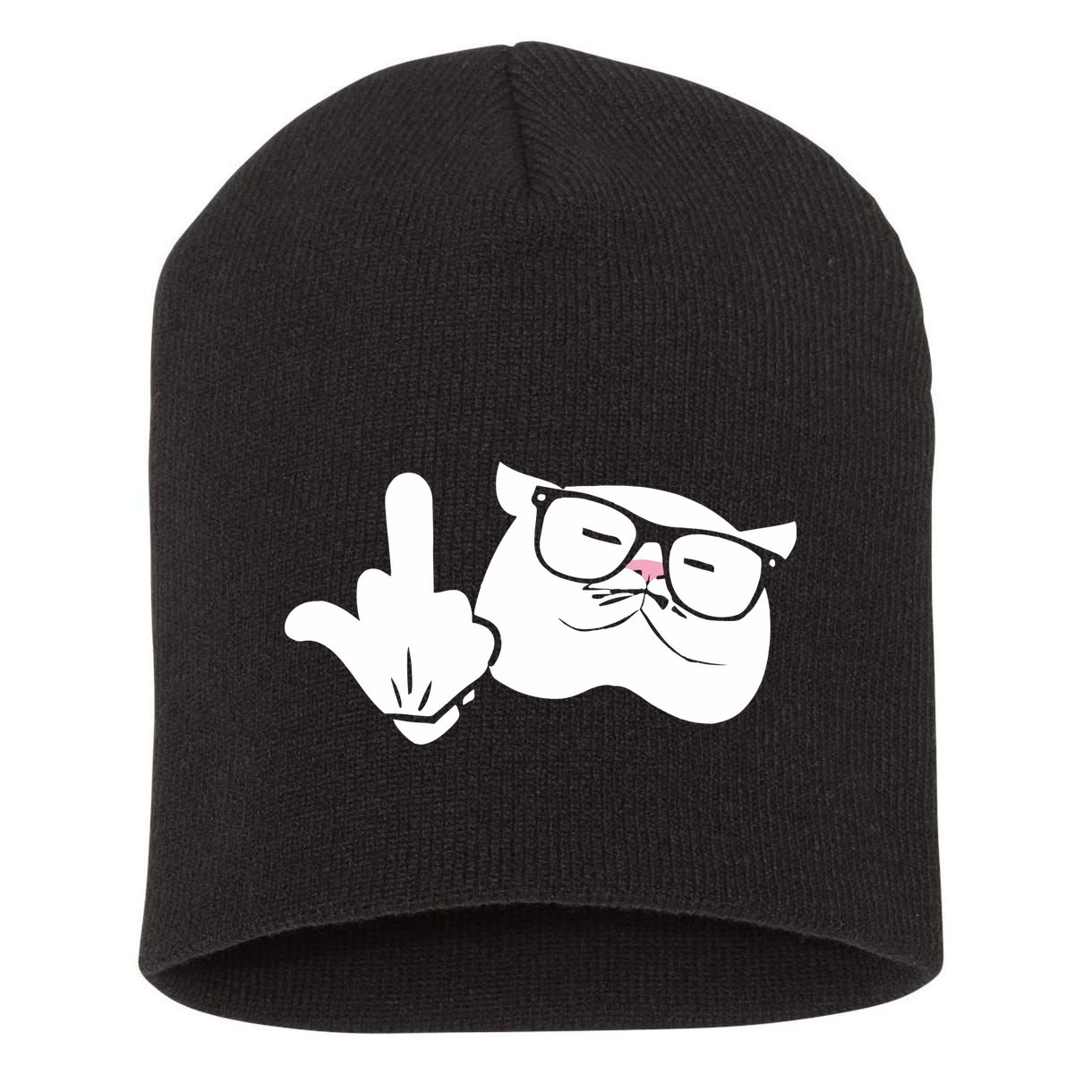 Catturd Birdturd Short Acrylic Beanie