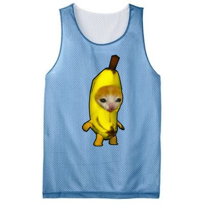 Cute Banana Cat Happy Bananacat Meme Kitty Mesh Reversible Basketball Jersey Tank