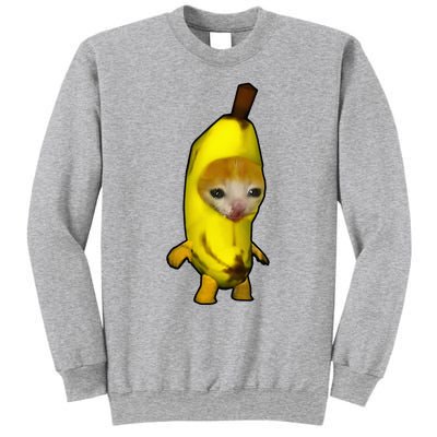 Cute Banana Cat Happy Bananacat Meme Kitty Sweatshirt