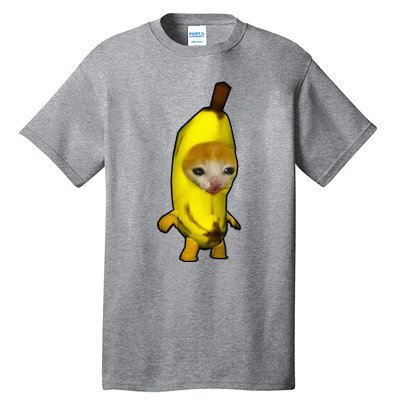 Cute Banana Cat Happy Bananacat Meme Kitty Tall T-Shirt