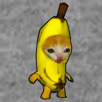 Cute Banana Cat Happy Bananacat Meme Kitty 7-Panel Snapback Hat