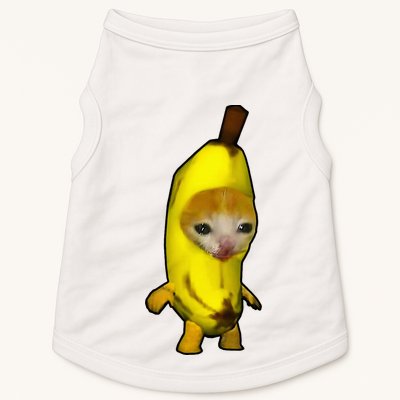 Cute Banana Cat Happy Bananacat Meme Kitty Doggie Tank