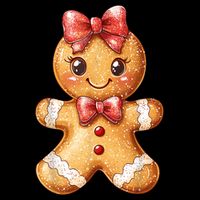 Coquette Bow Christmas Girly Gingerbread Cookie Baking 16 in Basic Backpack