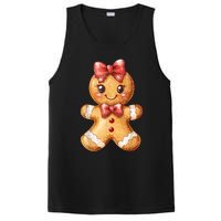 Coquette Bow Christmas Girly Gingerbread Cookie Baking PosiCharge Competitor Tank