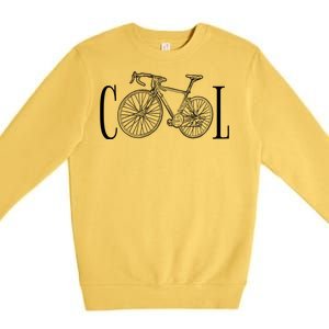 Cool Bicycle Cyclist Gift Premium Crewneck Sweatshirt