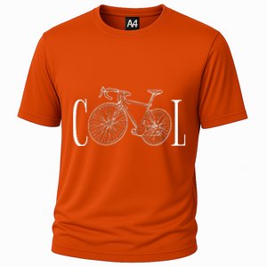 Cool Bicycle Cyclist Gift Cooling Performance Crew T-Shirt