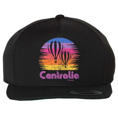 Centralia Balloons Wool Snapback Cap