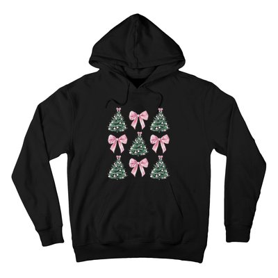 Cute Bow Christmas Tree Pattern Swea Hoodie