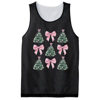 Cute Bow Christmas Tree Pattern Swea Mesh Reversible Basketball Jersey Tank