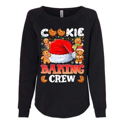 Cookie Baking Crew Christmas Santa Family Gingerbread Team Gift Womens California Wash Sweatshirt