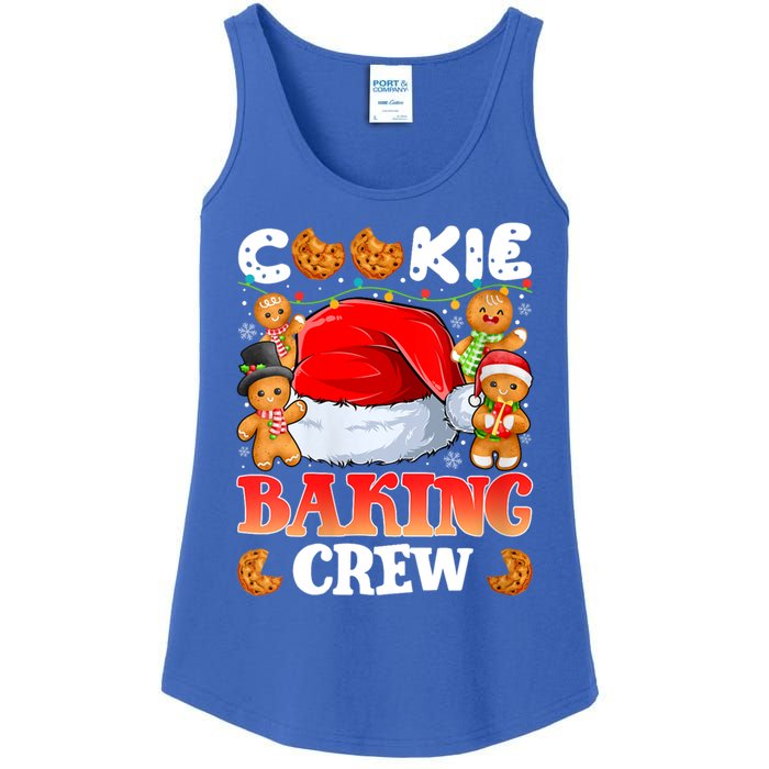 Cookie Baking Crew Christmas Santa Family Gingerbread Team Gift Ladies Essential Tank