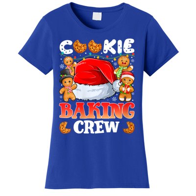 Cookie Baking Crew Christmas Santa Family Gingerbread Team Gift Women's T-Shirt