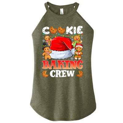 Cookie Baking Crew Christmas Santa Family Gingerbread Team Gift Women’s Perfect Tri Rocker Tank