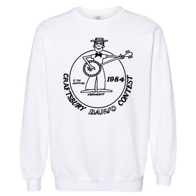 Craftsbury Banjo Contest 1984 Funny Garment-Dyed Sweatshirt