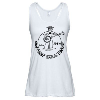 Craftsbury Banjo Contest 1984 Funny Ladies Essential Flowy Tank