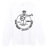 Craftsbury Banjo Contest 1984 Funny Premium Crewneck Sweatshirt