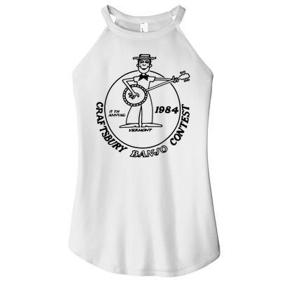 Craftsbury Banjo Contest 1984 Funny Women’s Perfect Tri Rocker Tank