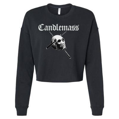 Candlemass Band Cropped Pullover Crew