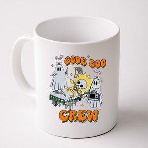 Code Boo Crew Funny Ghost Nurse Halloween Costume Nursing Coffee Mug