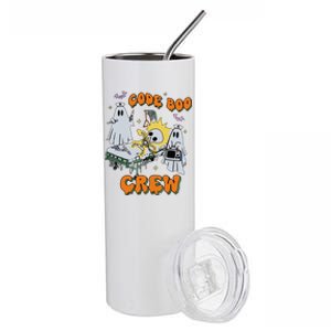 Code Boo Crew Funny Ghost Nurse Halloween Costume Nursing Stainless Steel Tumbler