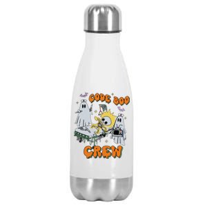 Code Boo Crew Funny Ghost Nurse Halloween Costume Nursing Stainless Steel Insulated Water Bottle