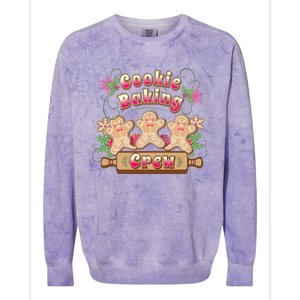 Cookie Baking Crew Holiday Design Great Gift Colorblast Crewneck Sweatshirt