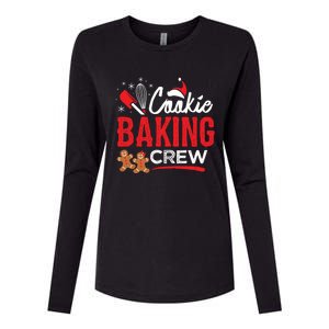 Cookie Baking Crew Family Christmas Holiday Gift Womens Cotton Relaxed Long Sleeve T-Shirt