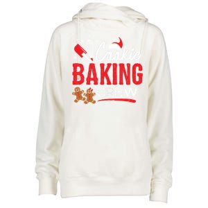 Cookie Baking Crew Family Christmas Holiday Gift Womens Funnel Neck Pullover Hood