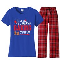 Cookie Baking Crew Family Christmas Holiday Gift Women's Flannel Pajama Set