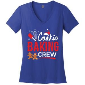 Cookie Baking Crew Family Christmas Holiday Gift Women's V-Neck T-Shirt