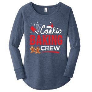 Cookie Baking Crew Family Christmas Holiday Gift Women's Perfect Tri Tunic Long Sleeve Shirt