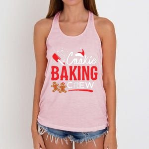 Cookie Baking Crew Family Christmas Holiday Gift Women's Knotted Racerback Tank