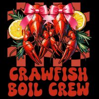 Crawfish Boil Crew Coquette Crawfish Season Cajun Seafood Bucket Hat