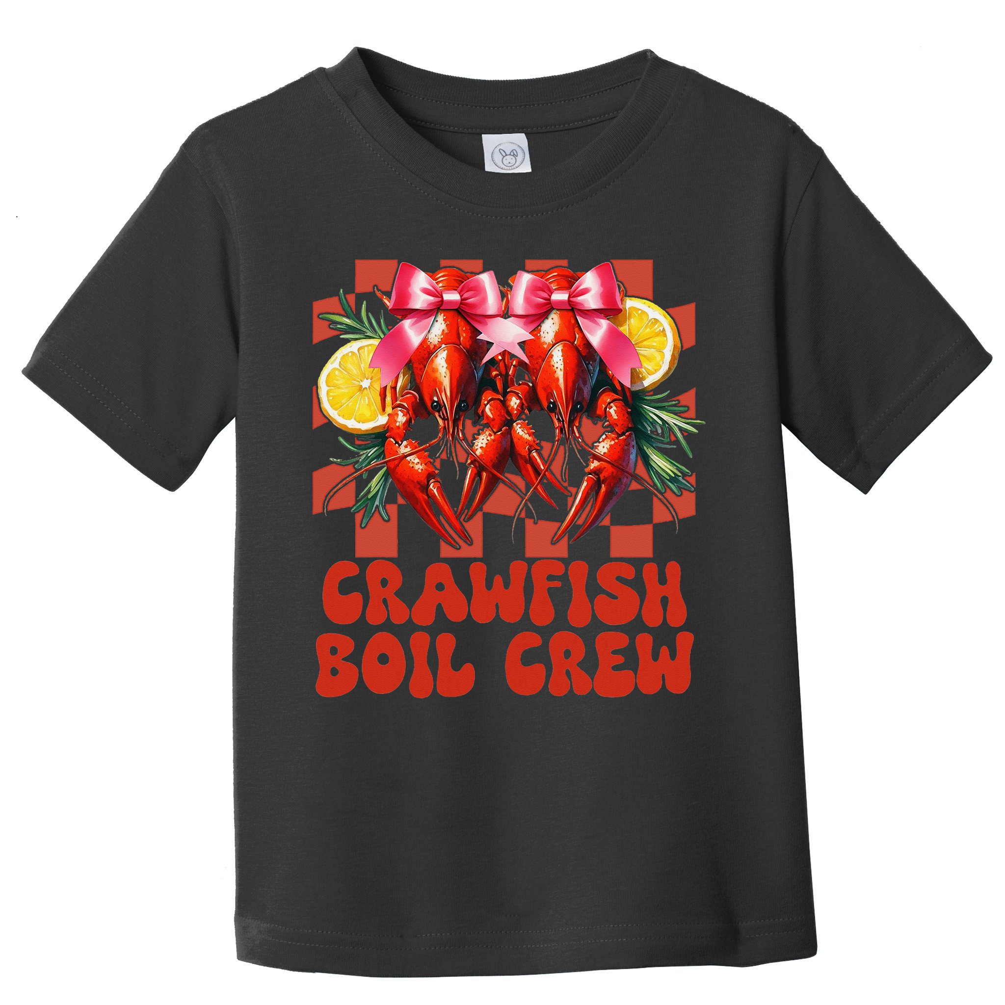 Crawfish Boil Crew Coquette Crawfish Season Cajun Seafood Toddler T-Shirt