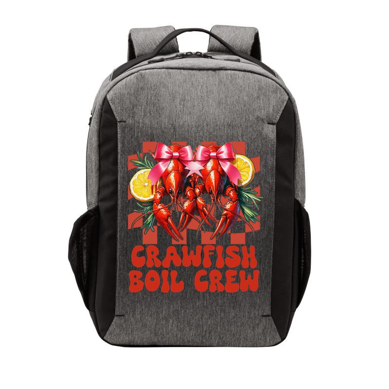 Crawfish Boil Crew Coquette Crawfish Season Cajun Seafood Vector Backpack