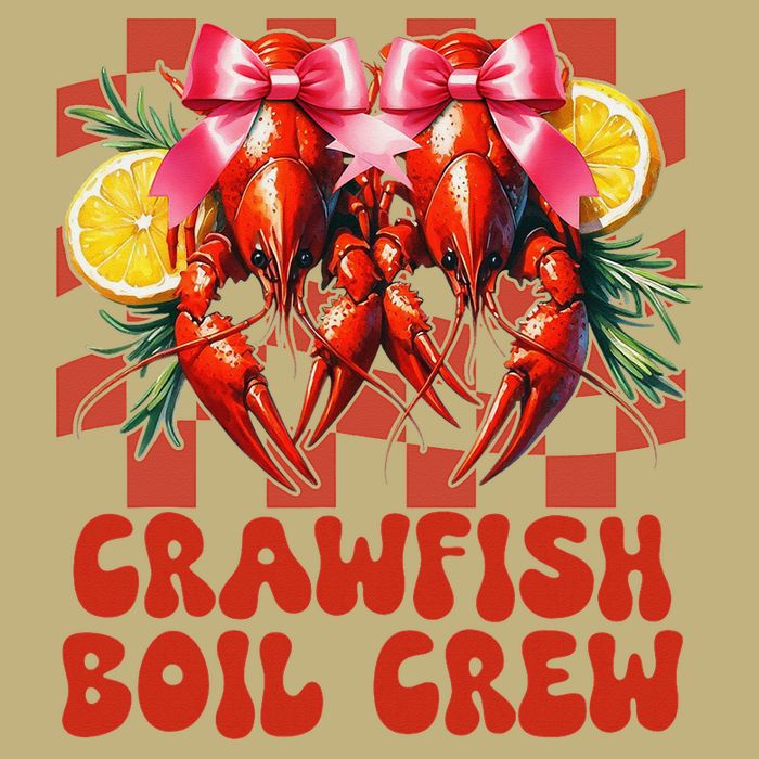 Crawfish Boil Crew Coquette Crawfish Season Cajun Seafood Polo