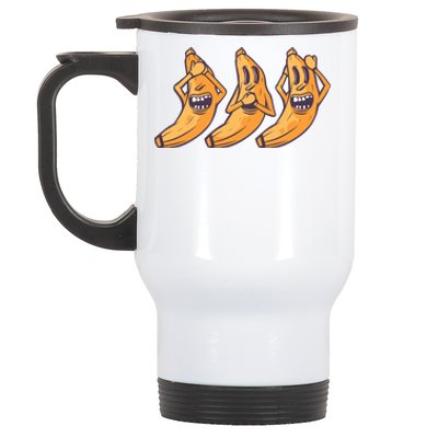 Crazy Bananas Stainless Steel Travel Mug