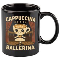 Cappuccina Ballerina Cappuccino Ballerina  11oz C Handle Ceramic Mug
