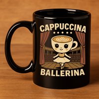 Cappuccina Ballerina Cappuccino Ballerina  11oz C Handle Ceramic Mug